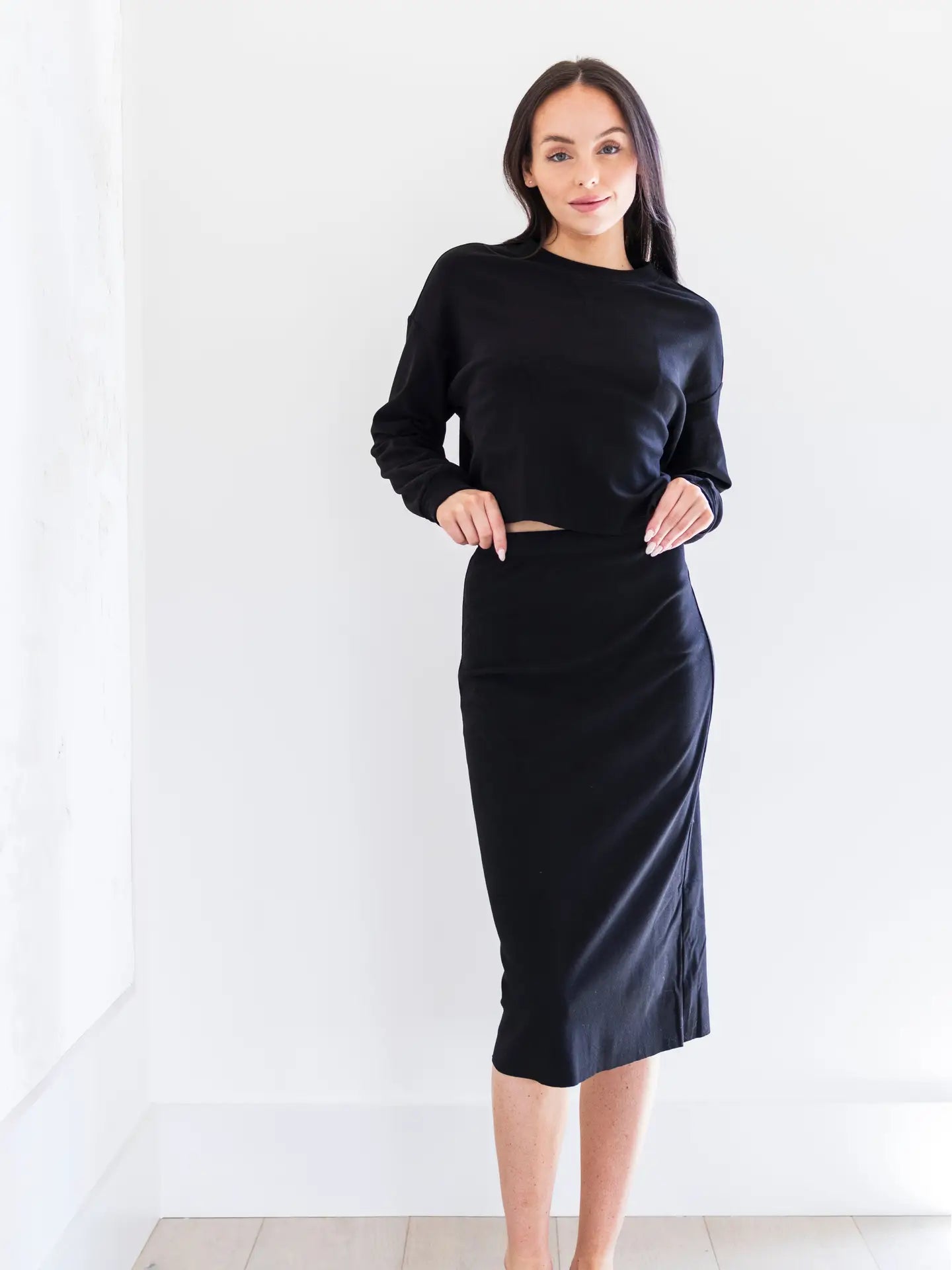 Eversoft Raw Edge Pullover Matching Set