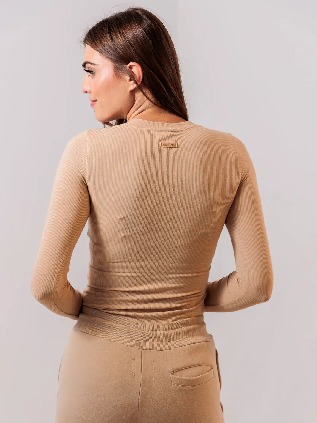 Ribbed Long Sleeve Top