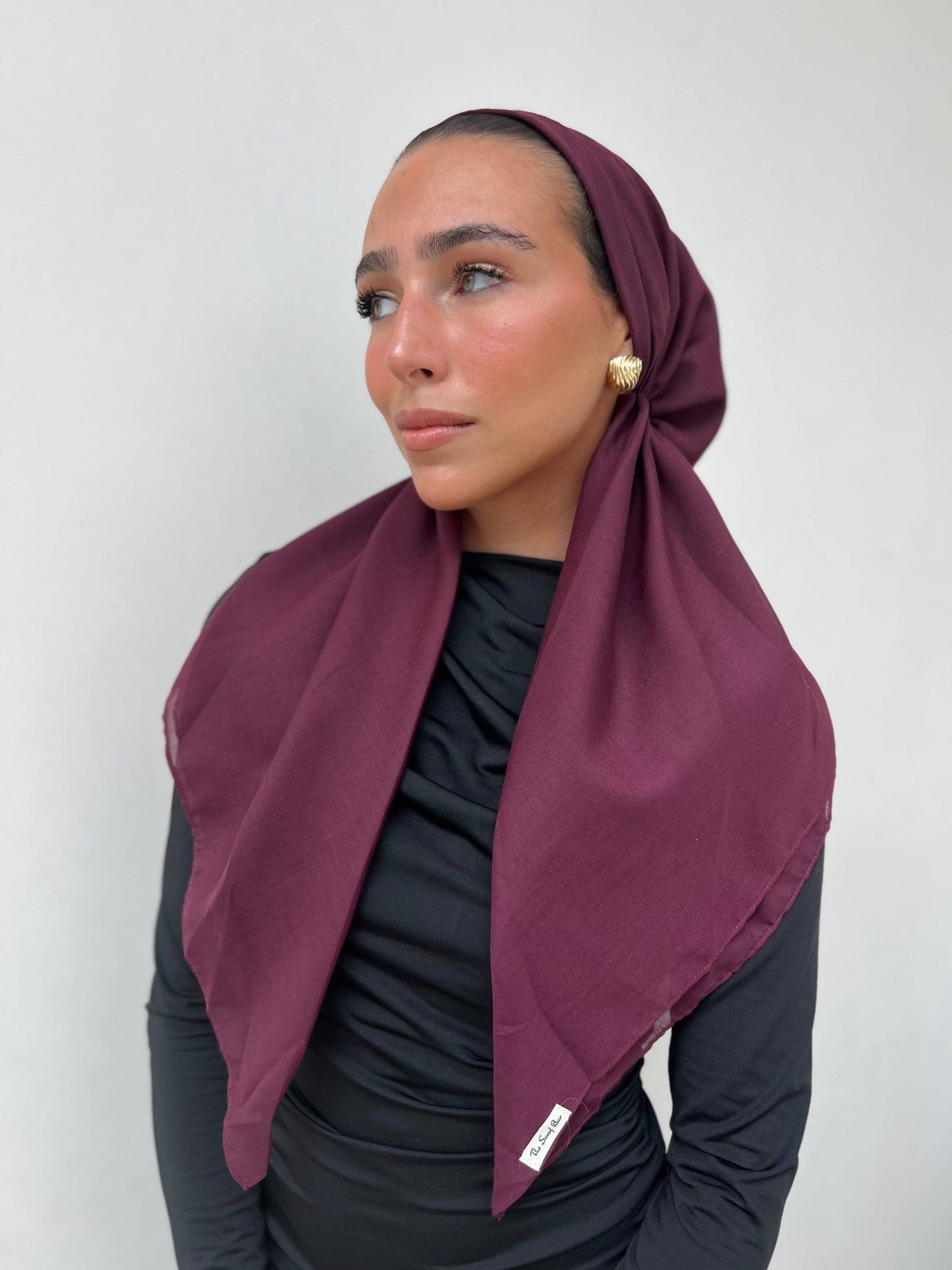 Pretied Cotton Burgundy (with Velvet Grip)