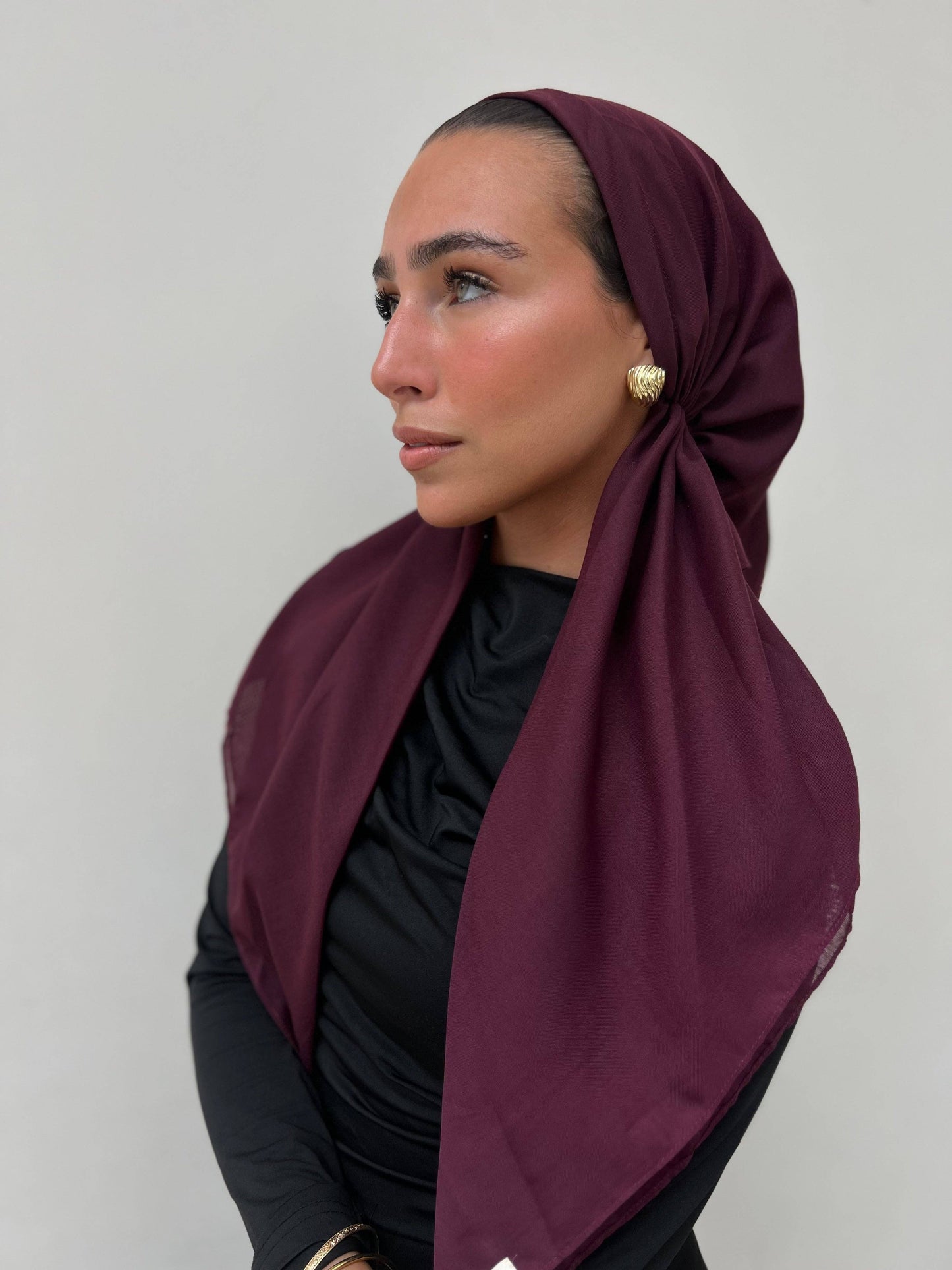 Pretied Cotton Burgundy (with Velvet Grip)